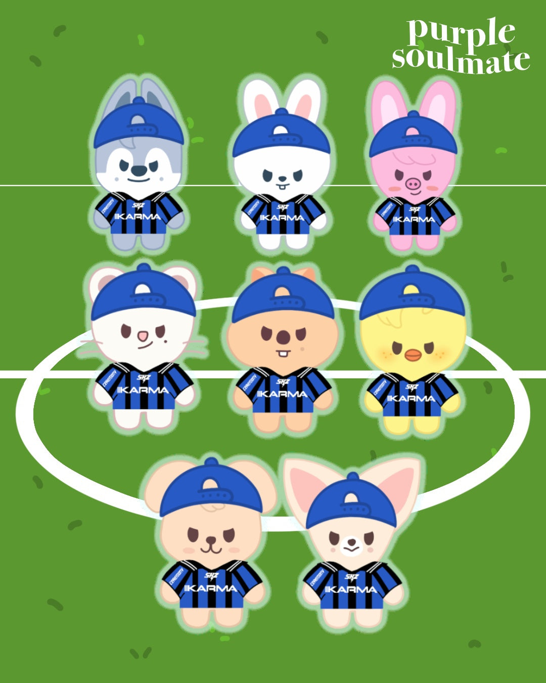 SKZOO Karma stickers UV